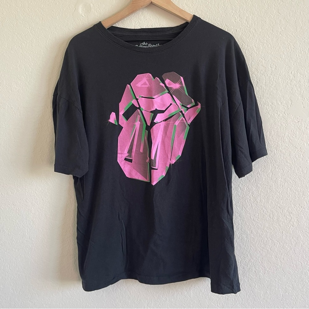 The Rolling Stones Black Graphic T-Shirt Size XXL